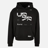 Heavy Oversized Hoodie SYNC zwart front