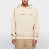 Heavy boxy hoodie Ignite model zandbeige front