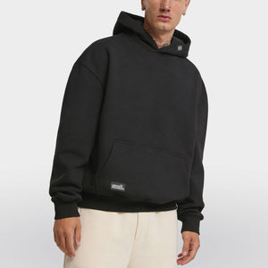 Heavyweight Oversized Hoodie Kojo Spirit model zwart front
