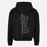Heavyweight Oversized Hoodie Kojo Spirit zwart back