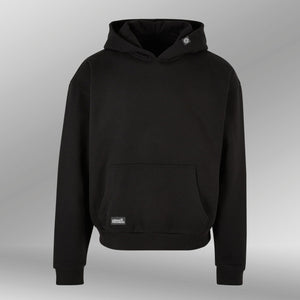 Heavyweight Oversized Hoodie Kojo Spirit zwart front