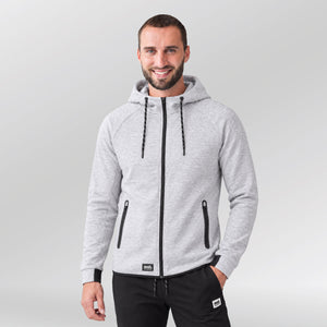 Heren sport hoodie met rits Court Tech Urban Progress voor padel en tennis