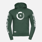 Hoodie-Change-the-game-bottle-green-front