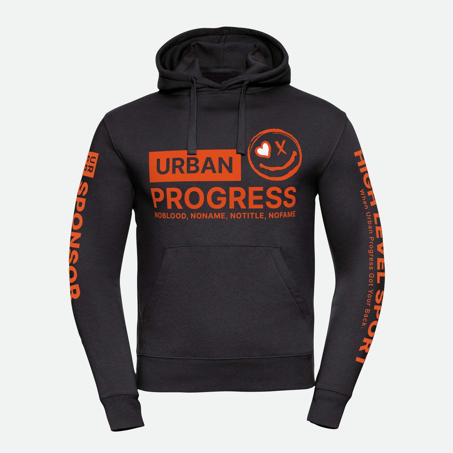 Hoodie-Grind-Now-zwart-front