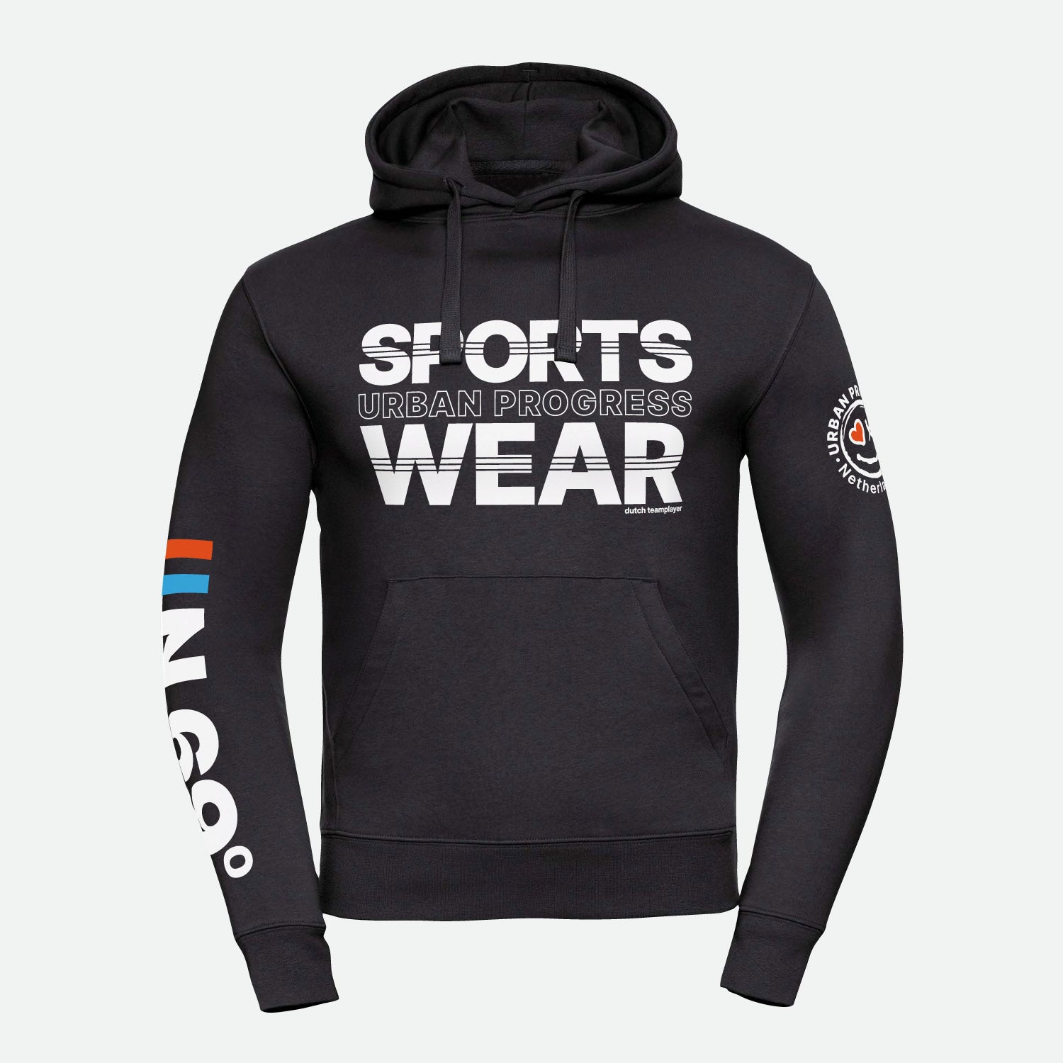 Hoodie-N.69-zwart-front