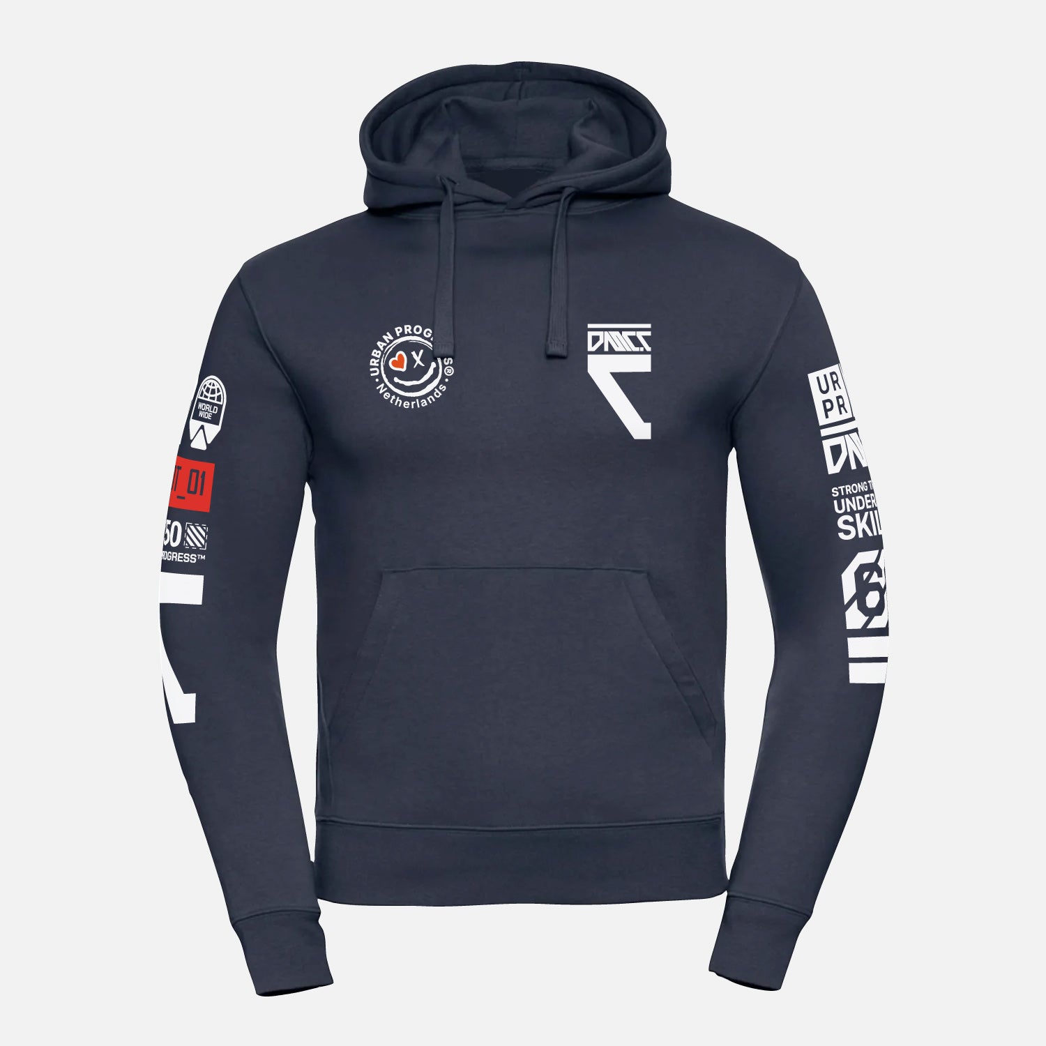 Hoodie-Protocol-french-navy-front