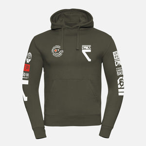 Hoodie-Protocol-olijf-groen-front