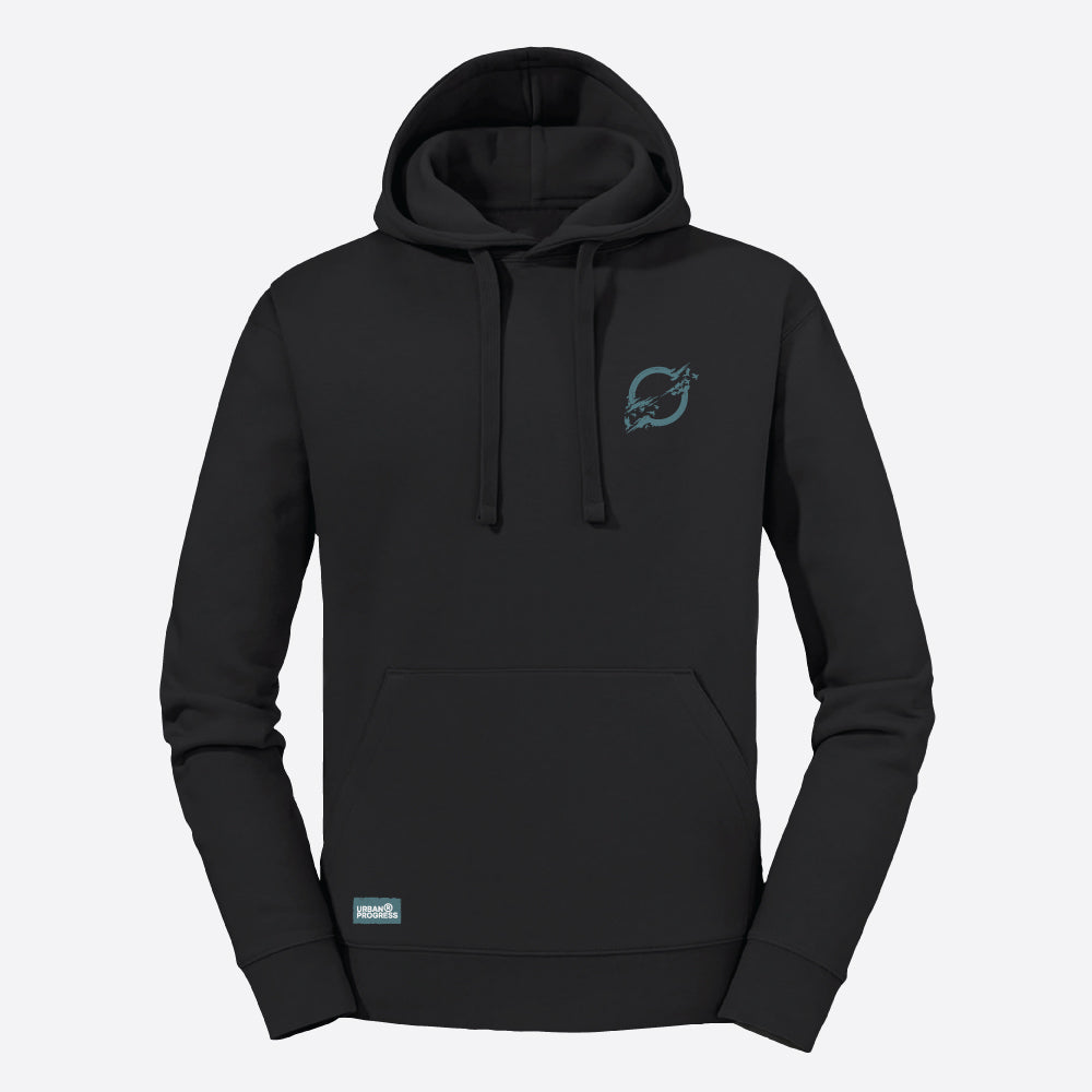 Hoodie-Sunrise-Dames-zwart-front