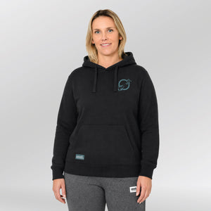 Hoodie-Sunrise-Model-Dames-black-front