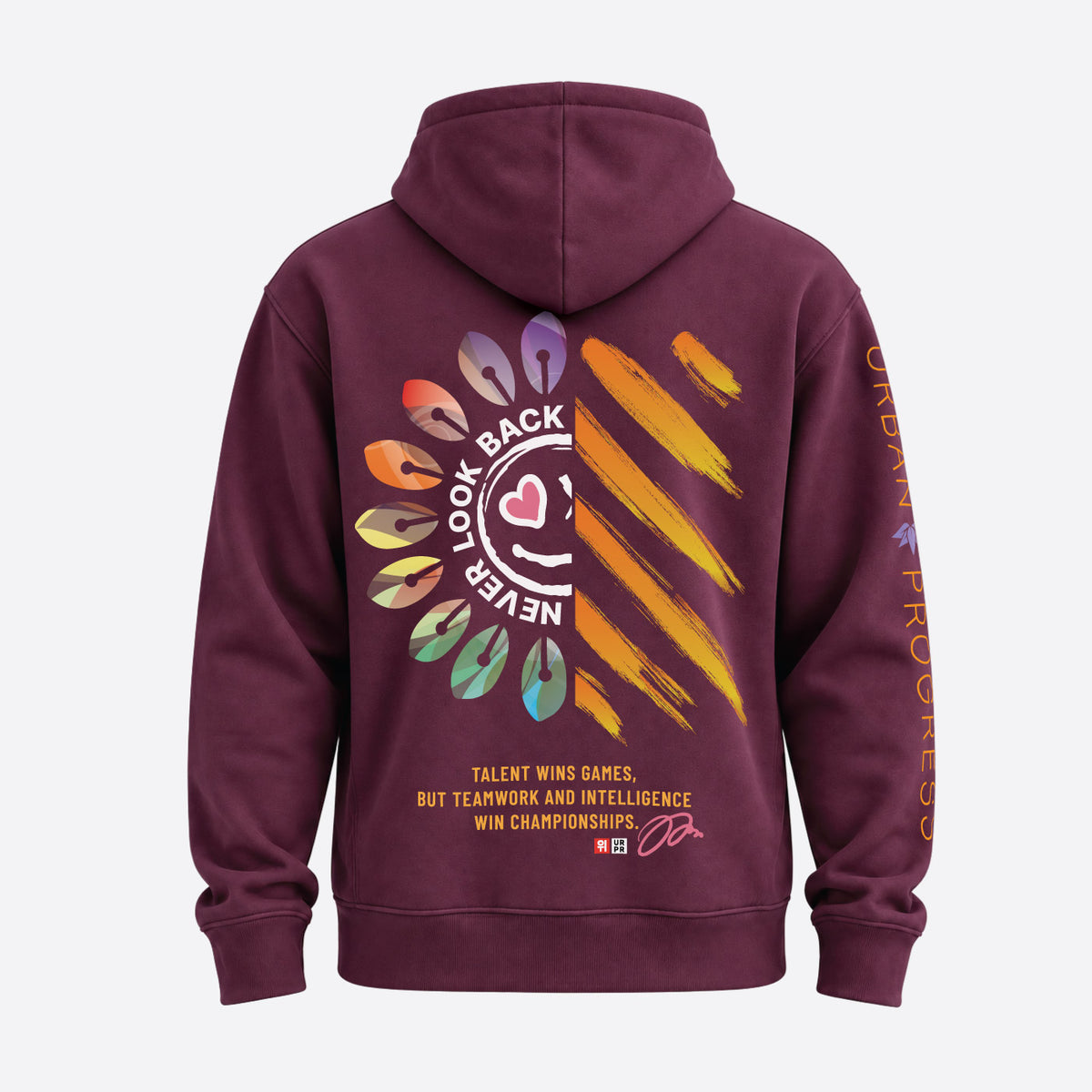 Hoodie-Victory-Vibes-aubergine-back