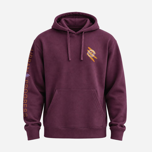 Hoodie-Victory-Vibes-aubergine-front