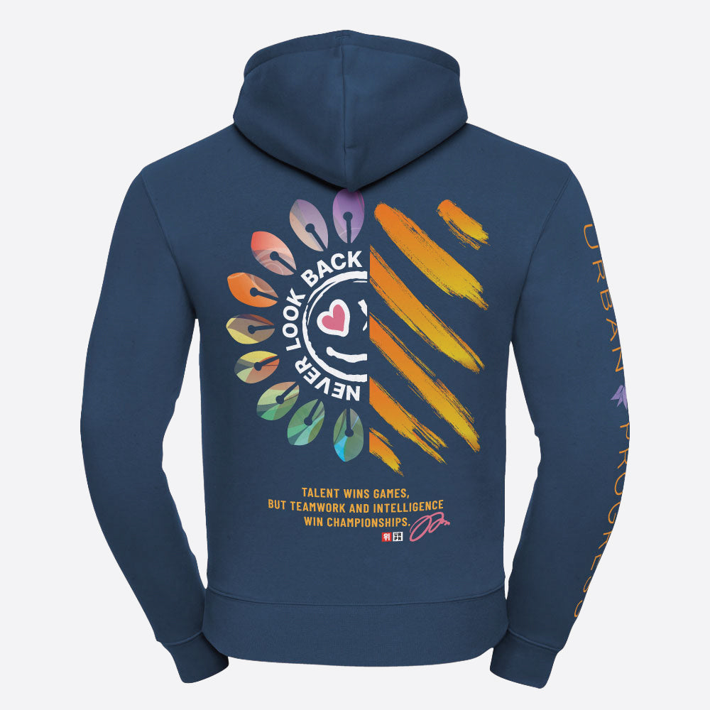 Hoodie-Victory-Vibes-indigo-blauw-back