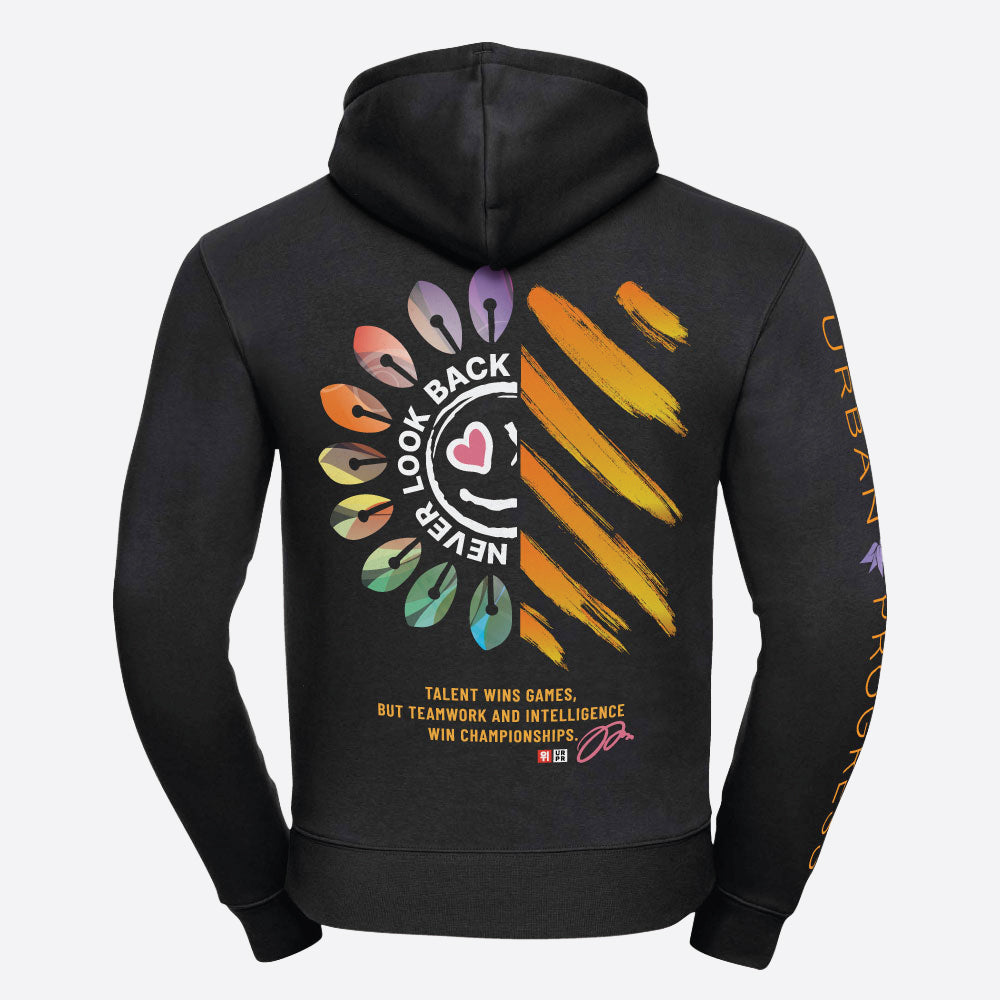 Hoodie-Victory-Vibes-zwart-back