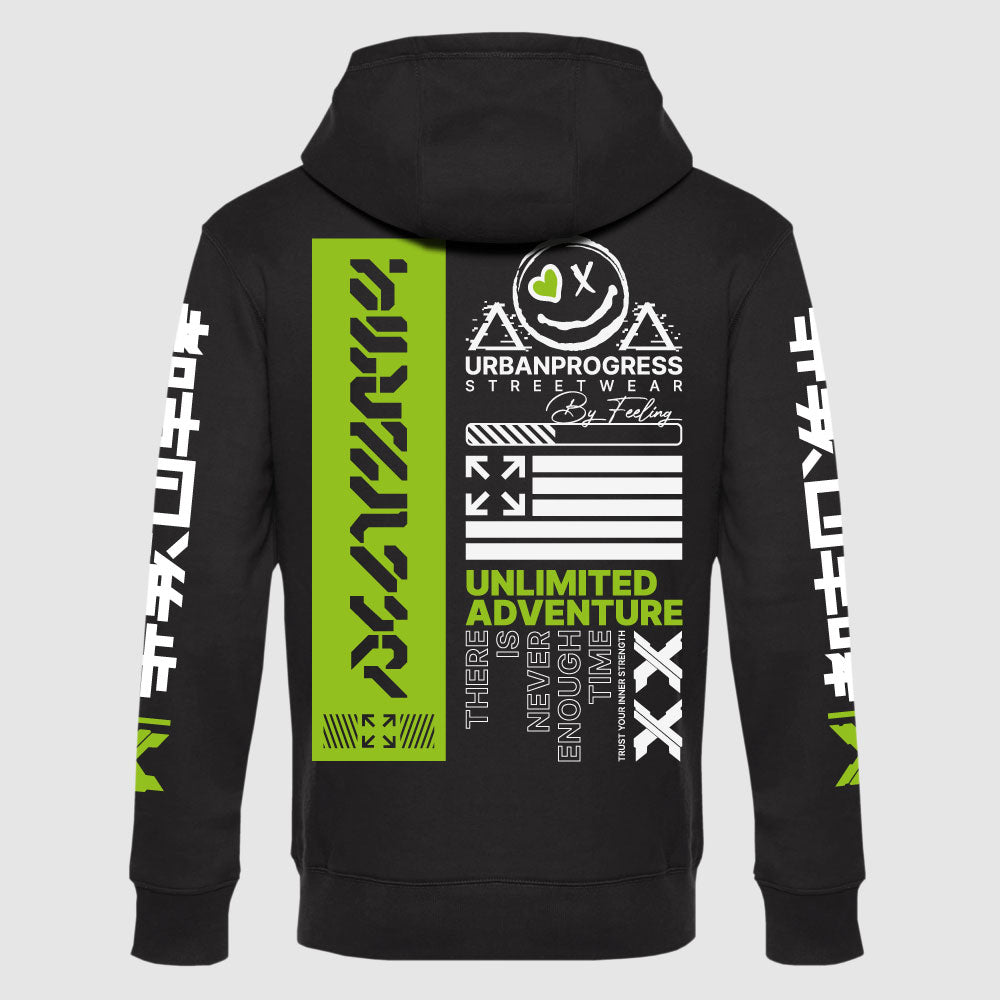 Hoodie Adventure black back