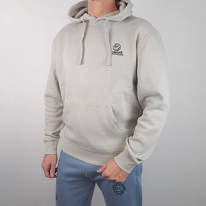 Hoodie Haruto Hiroshi urban grey front model