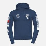 Hoodie Protocol indigo front