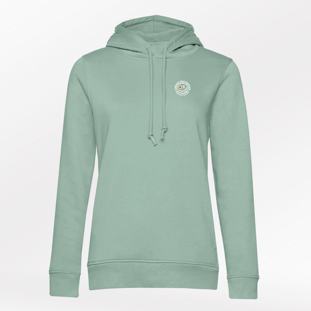 Hoodie Sora licht groen front