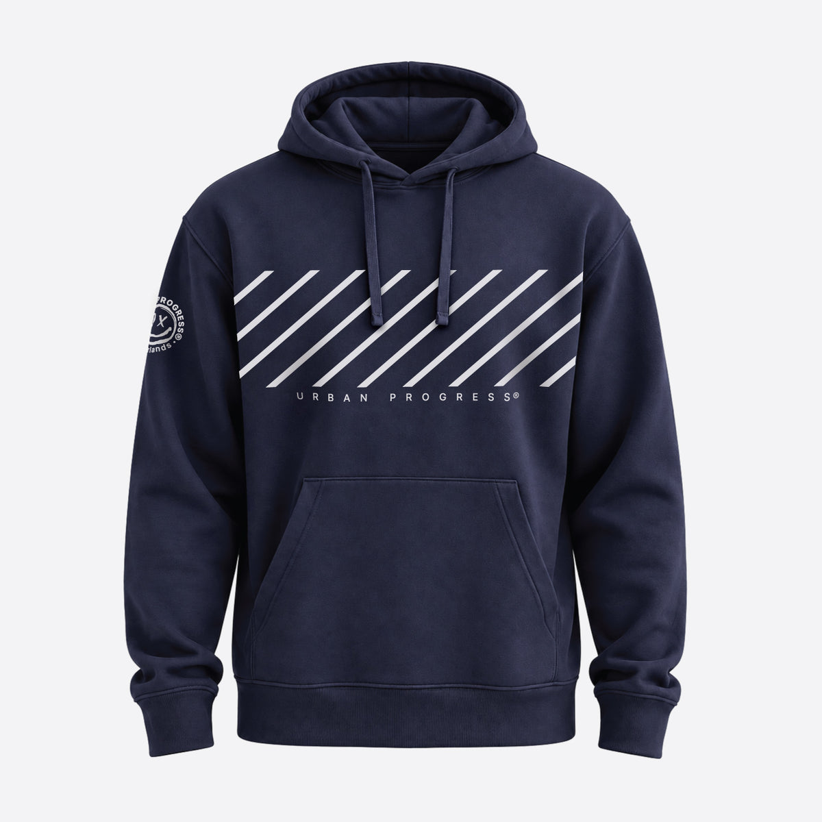 Hoodie Streamline navy front