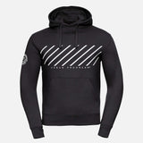 Hoodie Streamline zwart front