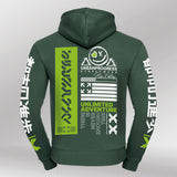 Legacy Hoodie Adventure Bottle-green back