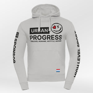 Legacy Hoodie Grind Now heren licht grijs front