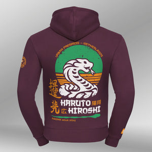 Legacy Hoodie Haruto Hiroshi aubergine back