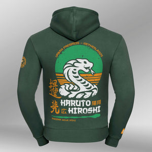Legacy Hoodie Haruto Hiroshi bottle green back