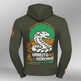 Legacy Hoodie Haruto Hiroshi olive green back