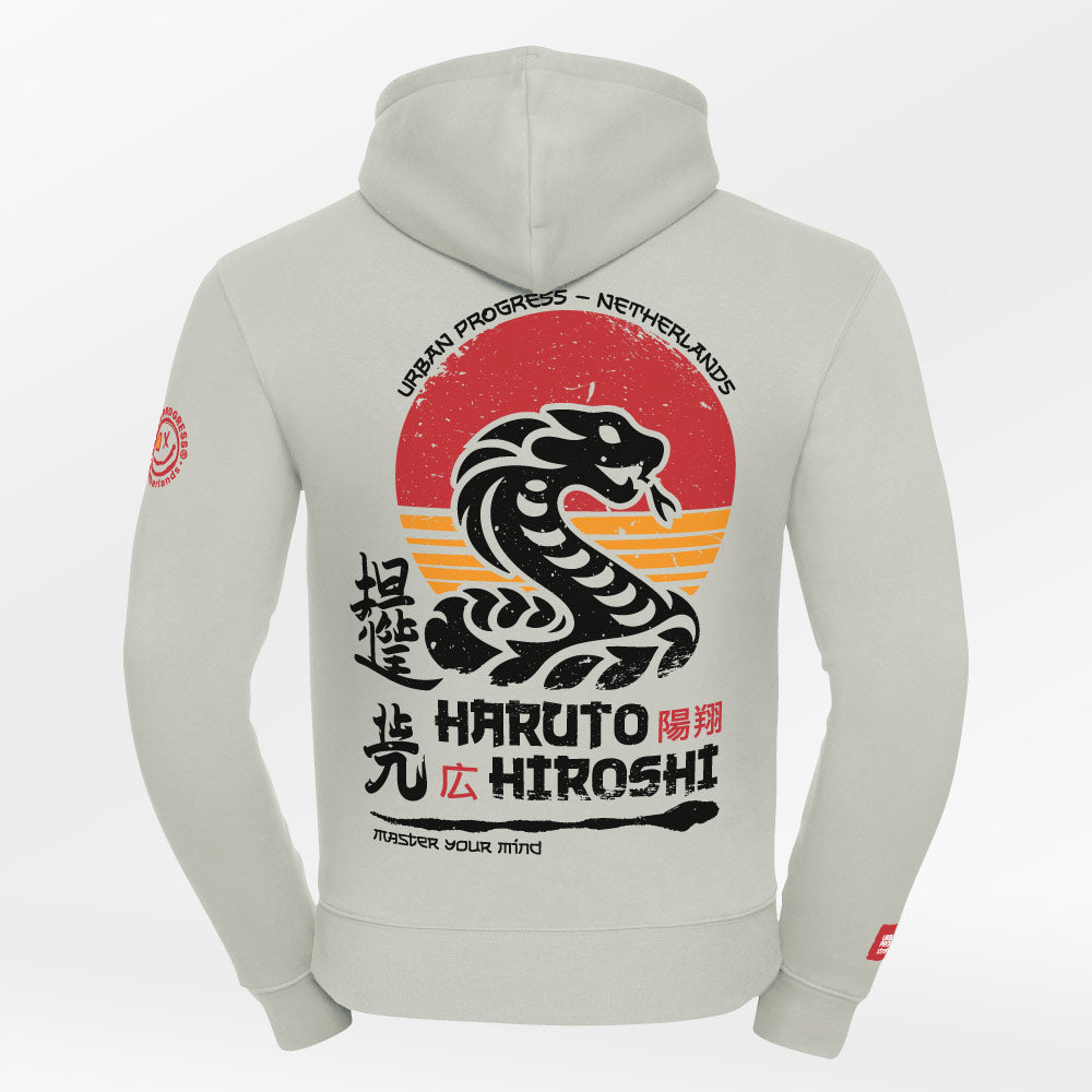 Legacy Hoodie Haruto Hiroshi urban grey back