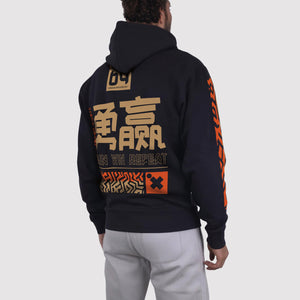 Legacy Hoodie Ignite model zwart back