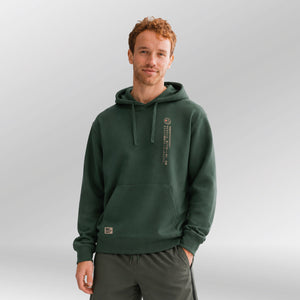 Legacy Hoodie Kanji Core model zwart front