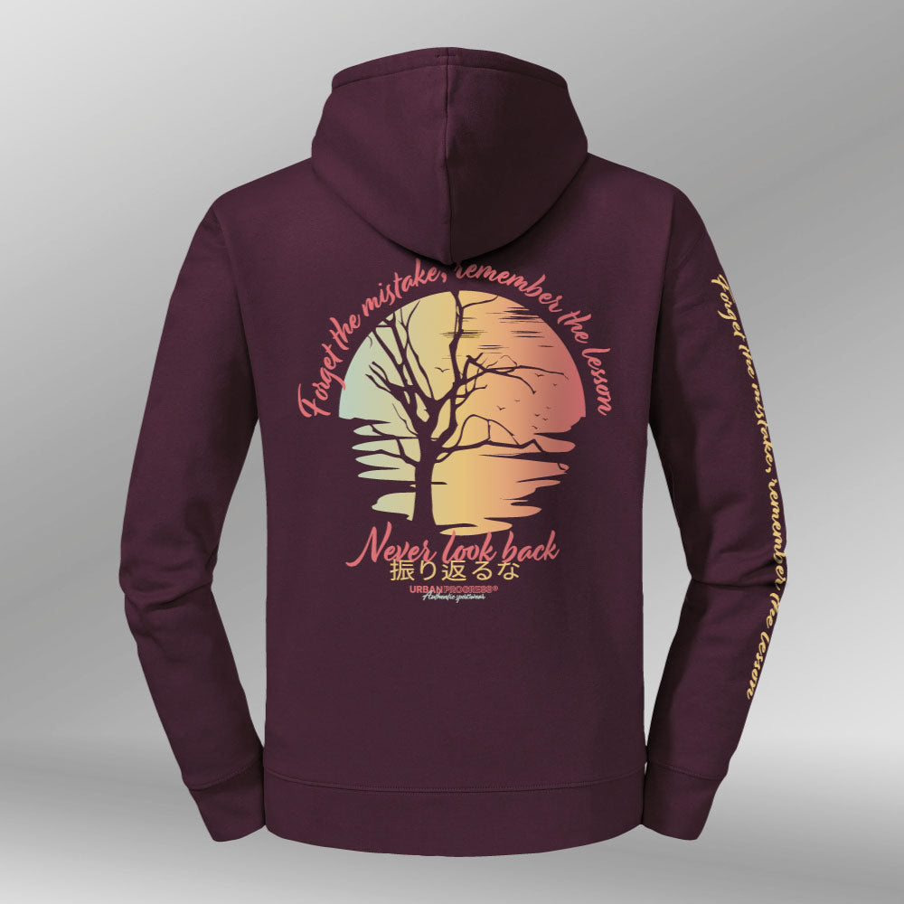 Legacy Hoodie Kintsugi Spirit Dames bordeaux rood back