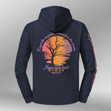 Legacy Hoodie Kintsugi Spirit Dames navy blue back