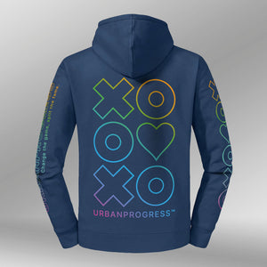 Legacy Hoodie Love Emotion Dames indigo blauw back