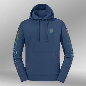 Legacy Hoodie Love Emotion Dames indigo blauw front
