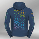 Legacy Hoodie Love Emotion Indigo back