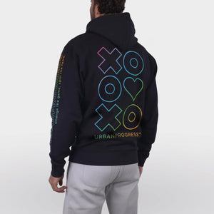 Legacy Hoodie Love Emotion model Heren zwart back