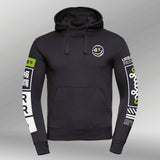Legacy Hoodie Positive space zwart front