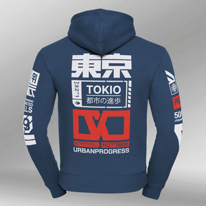 Legacy Hoodie Protocol indigo back