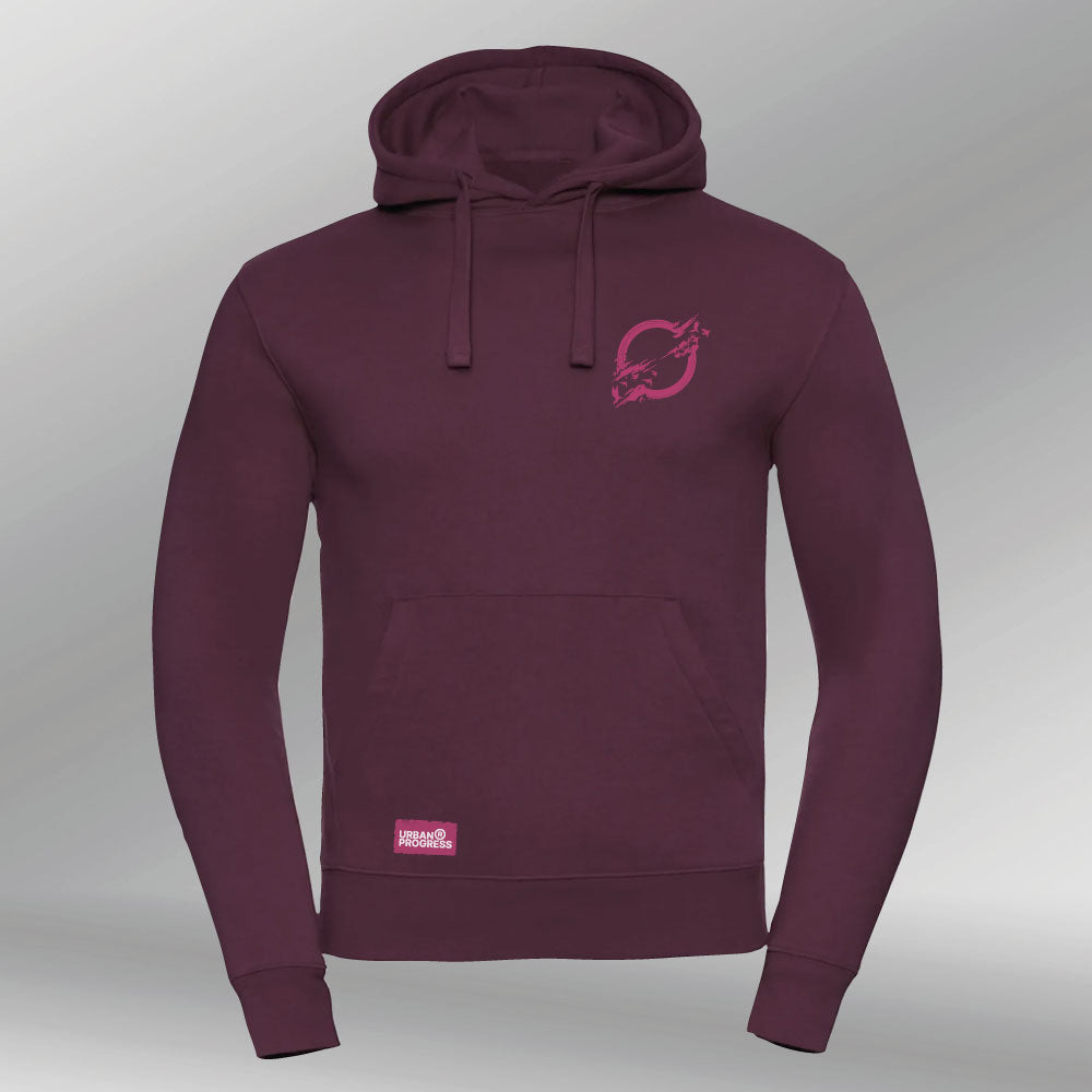 Legacy Hoodie Sunrise bordeaux rood front