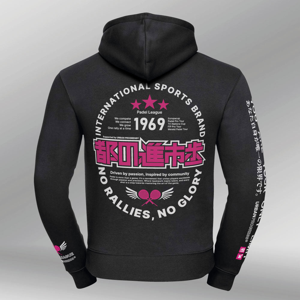 Legacy Hoodie The Challenger zwart back