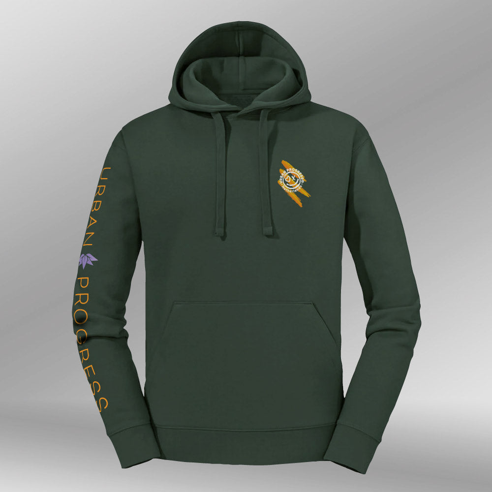 Legacy Hoodie Victory Vibes Dames bottle green front