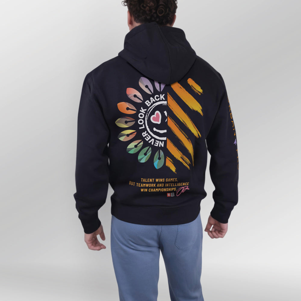 Legacy Hoodie Victory Vibes Heren model zwart back