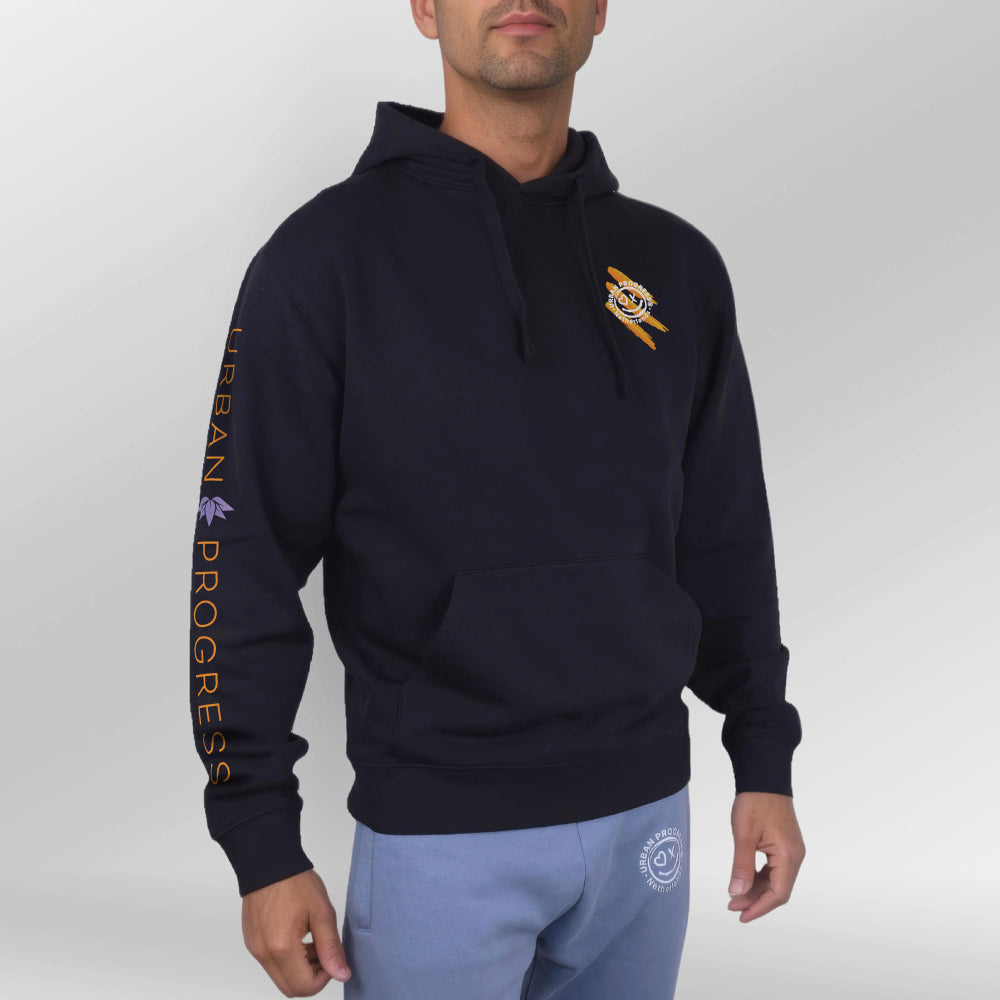 Legacy Hoodie Victory Vibes Heren model zwart front