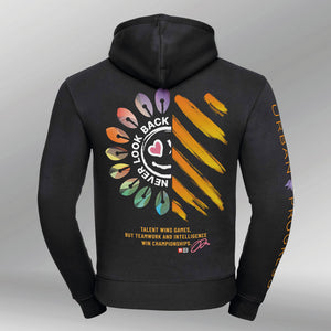 Legacy Hoodie Victory Vibes mannen zwart back