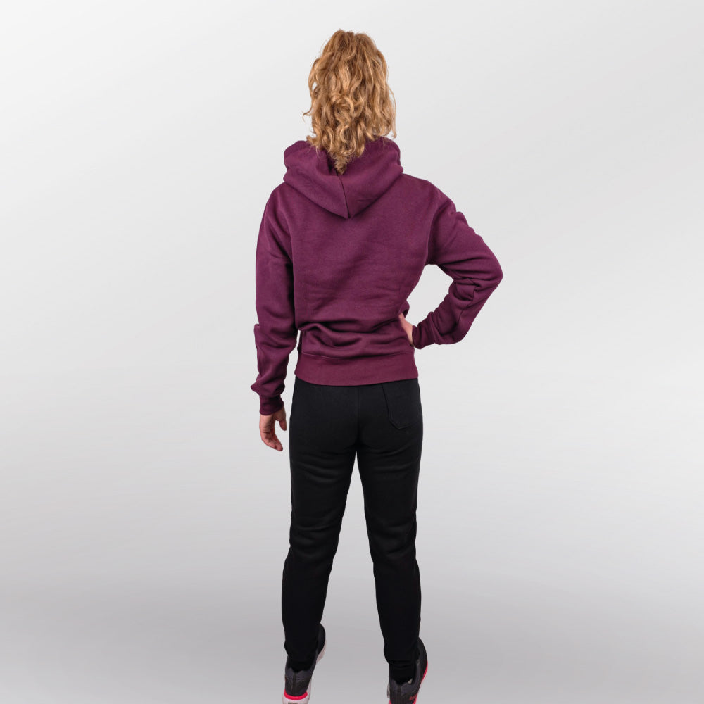 Legacy Joggingpak model aubergine-zwart back