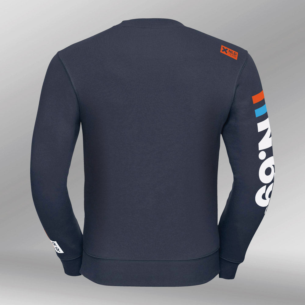 Legacy Sweatshirt N.69 french navy back