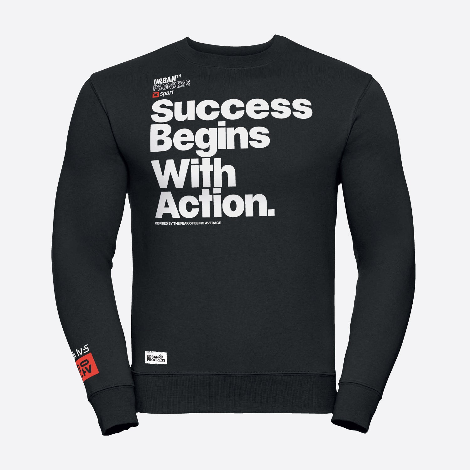 Legacy Sweatshirt Not being average zwart front