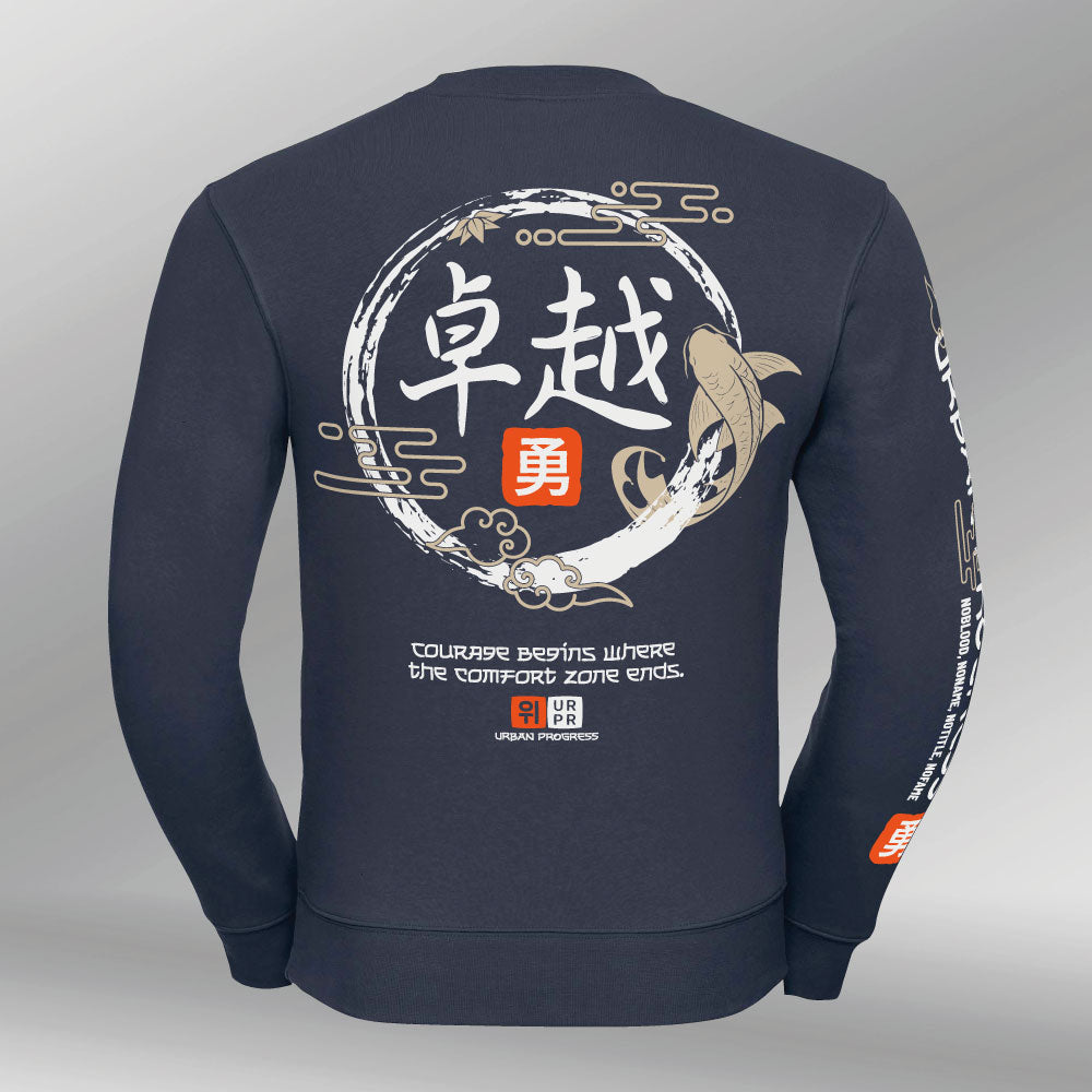 Legacy Sweatshirt Urban Flux heren Navy back