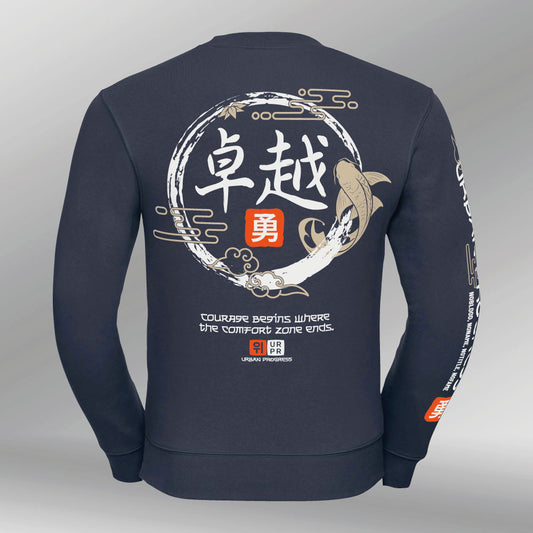 Legacy Sweatshirt Urban Flux heren Navy back